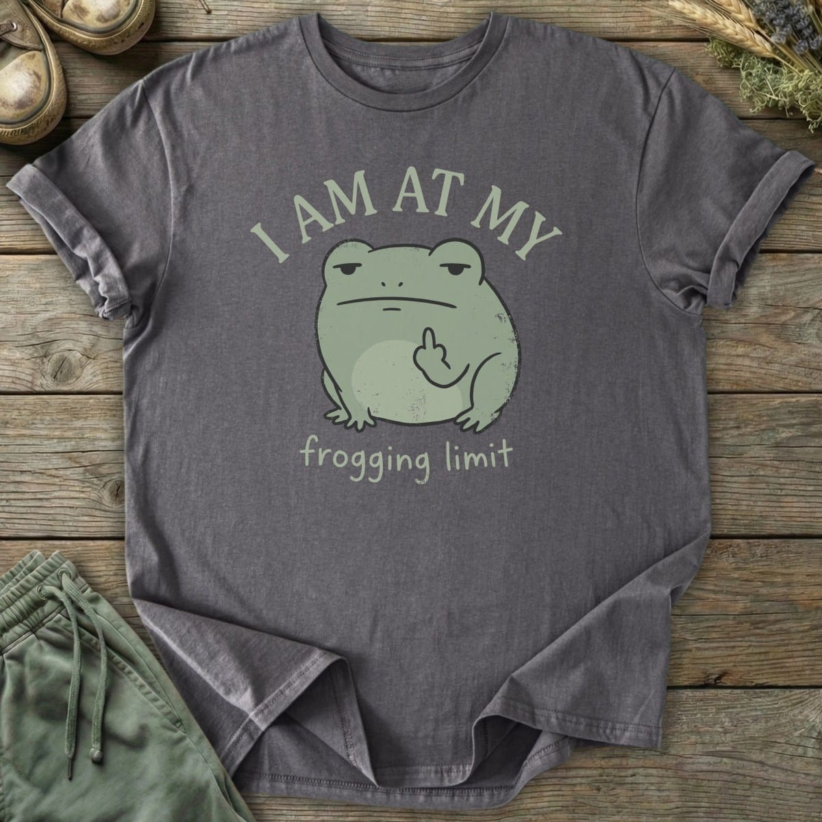 Printify T-Shirt Frogging Limit T-Shirt