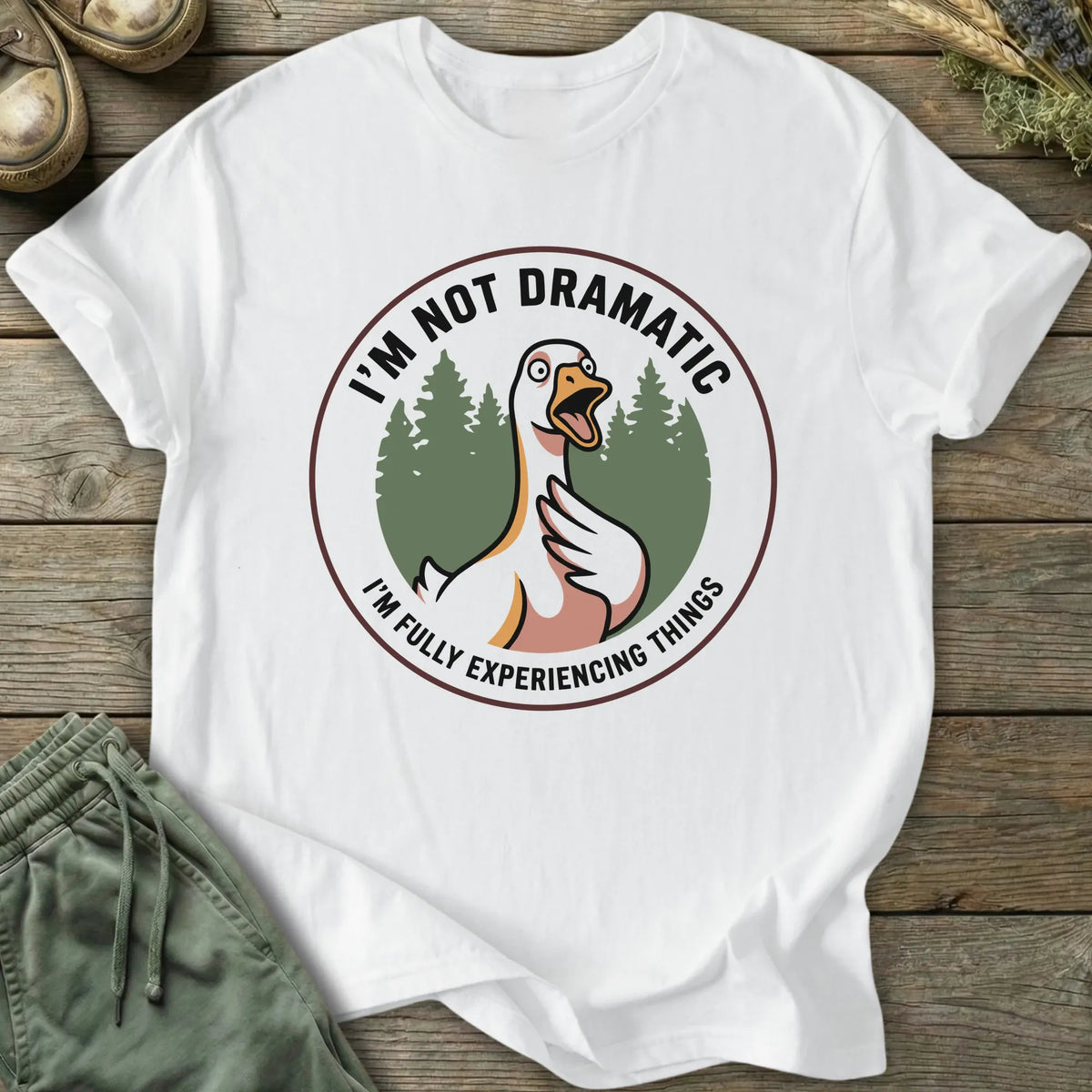 Printify T-Shirt Fully Experiencing Things T-Shirt