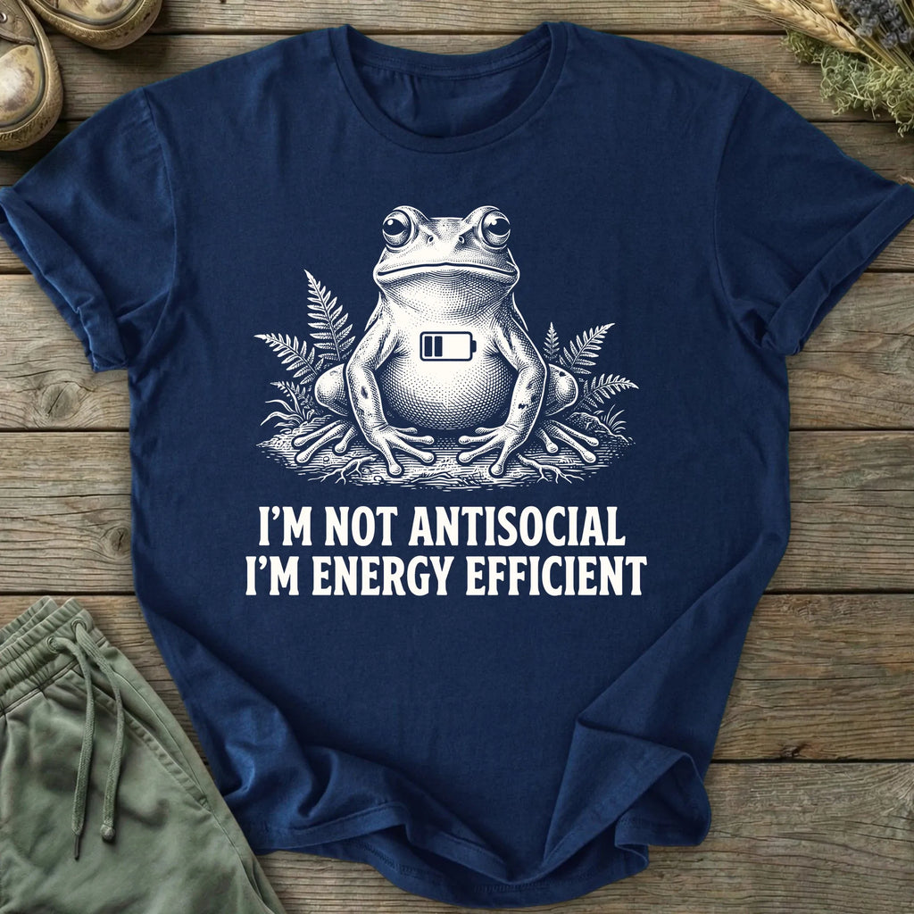Printify T-Shirt Funny Energy Efficient T-Shirt