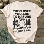 Printify T-Shirt Further From Idiots T-Shirt