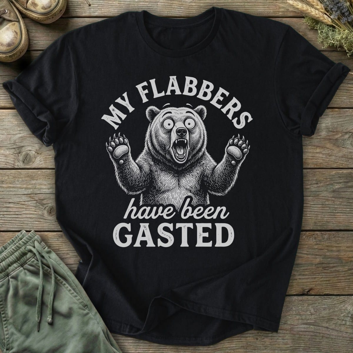 Printify T-Shirt Gasted Bear T-Shirt