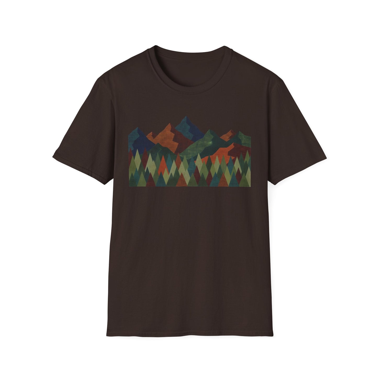 Printify T-Shirt Geometric Mountain T-Shirt