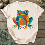 Printify T-Shirt Geometric Pop Art Frog T-Shirt