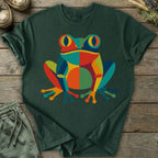 Printify T-Shirt Geometric Pop Art Frog T-Shirt