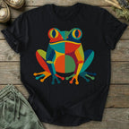 Printify T-Shirt Geometric Pop Art Frog T-Shirt