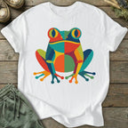 Printify T-Shirt Geometric Pop Art Frog T-Shirt