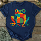 Printify T-Shirt Geometric Pop Art Frog T-Shirt