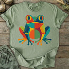 Printify T-Shirt Geometric Pop Art Frog T-Shirt