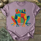 Printify T-Shirt Geometric Pop Art Frog T-Shirt