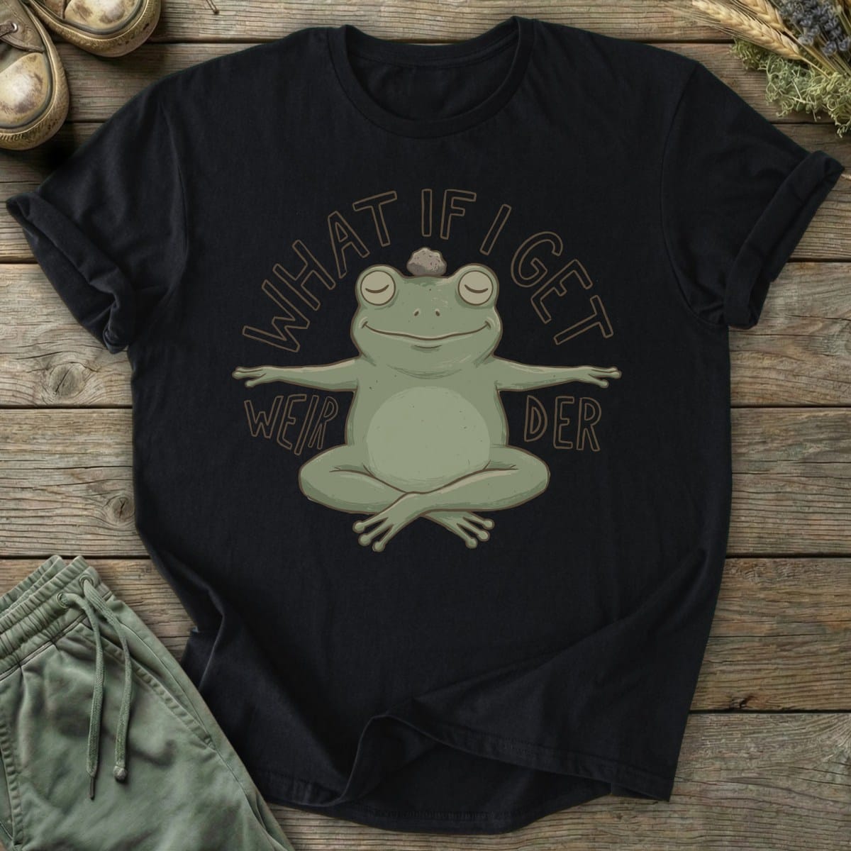 Printify T-Shirt Get Weirder T-Shirt