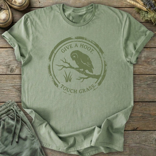 Printify T-Shirt Give A Hoot T-Shirt