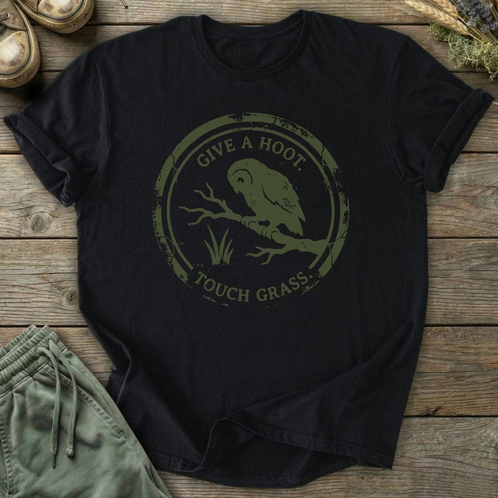 Printify T-Shirt Give A Hoot T-Shirt