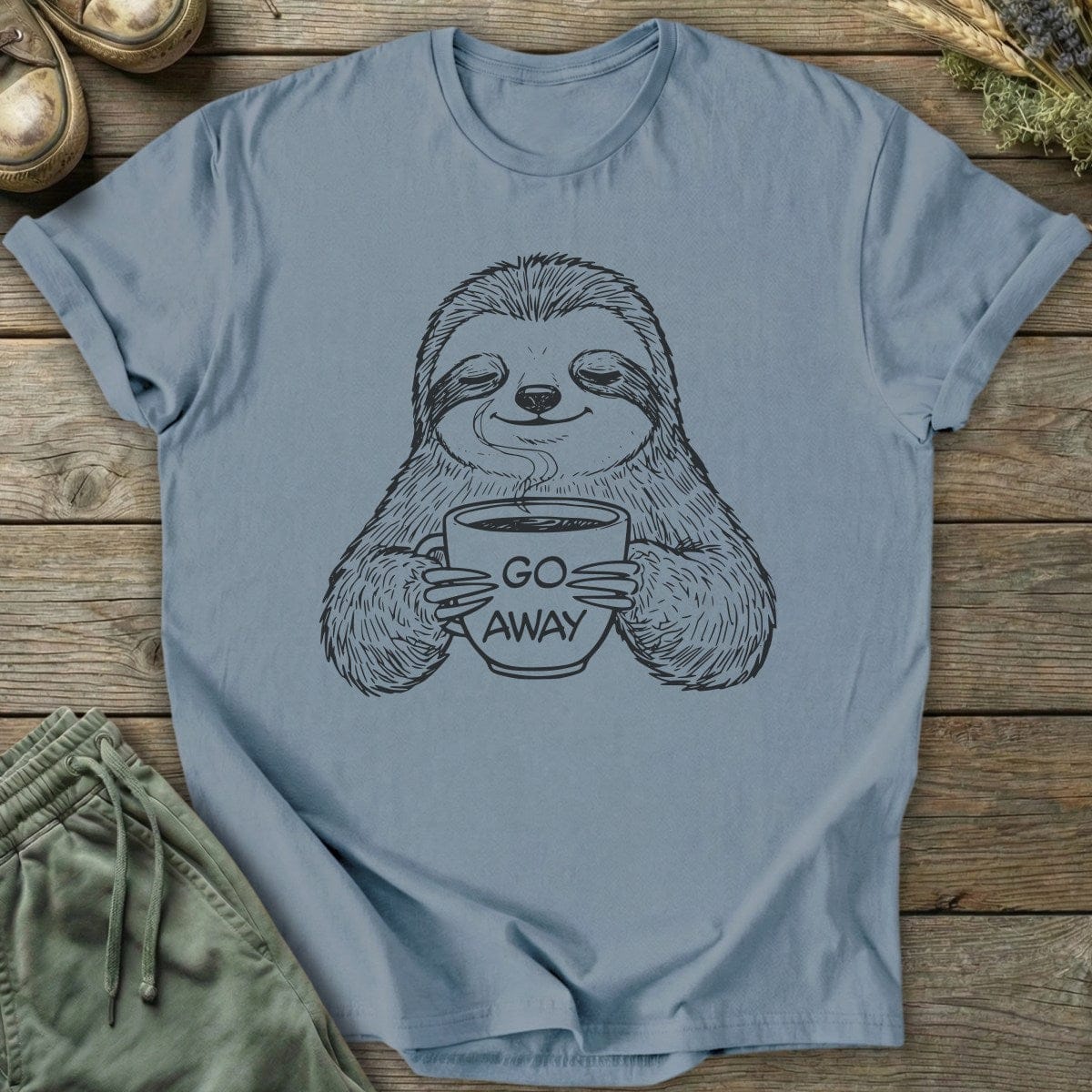 Printify T-Shirt Go Away T-Shirt