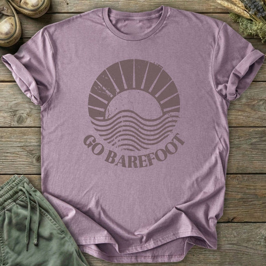Printify T-Shirt Go Barefoot T-Shirt