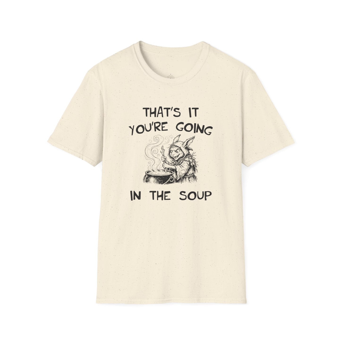 Printify T-Shirt Going In The Soup Rabbit T-Shirt