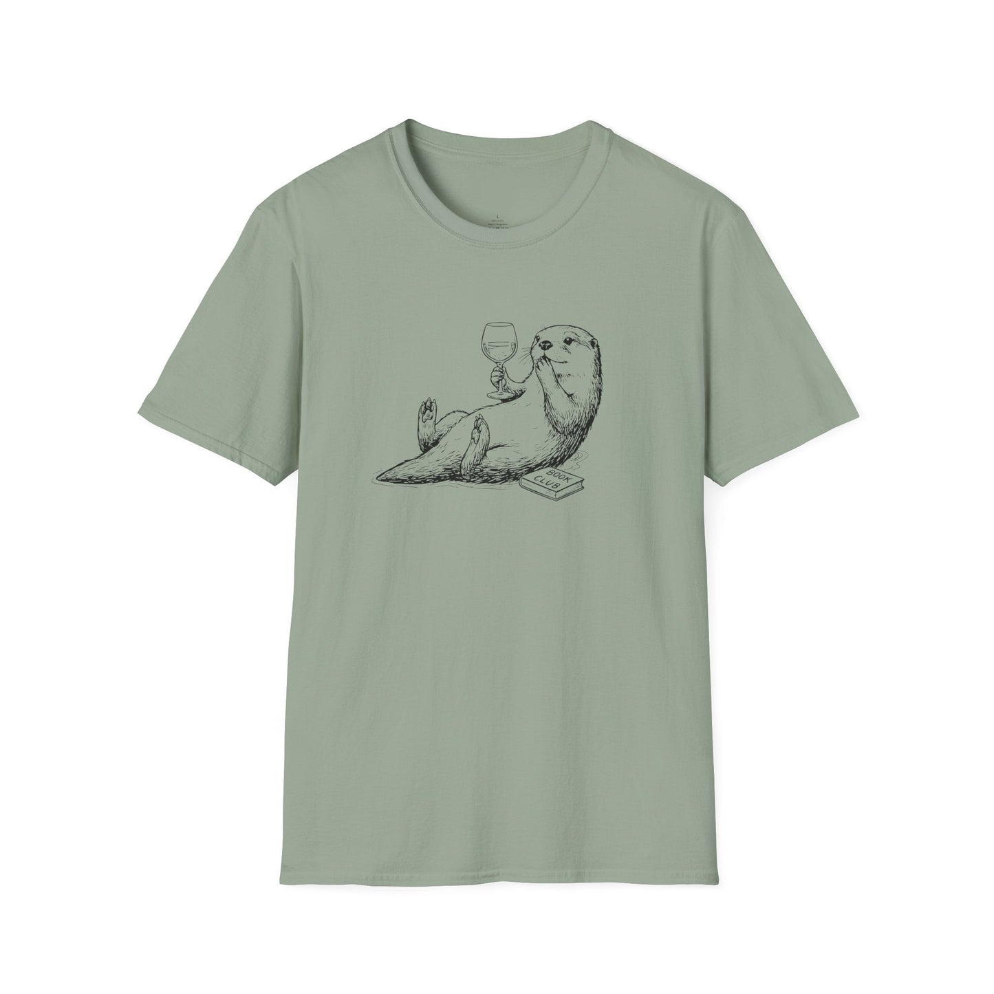 Printify T-Shirt Gossiping Otter T-Shirt