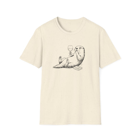 Printify T-Shirt Gossiping Otter T-Shirt