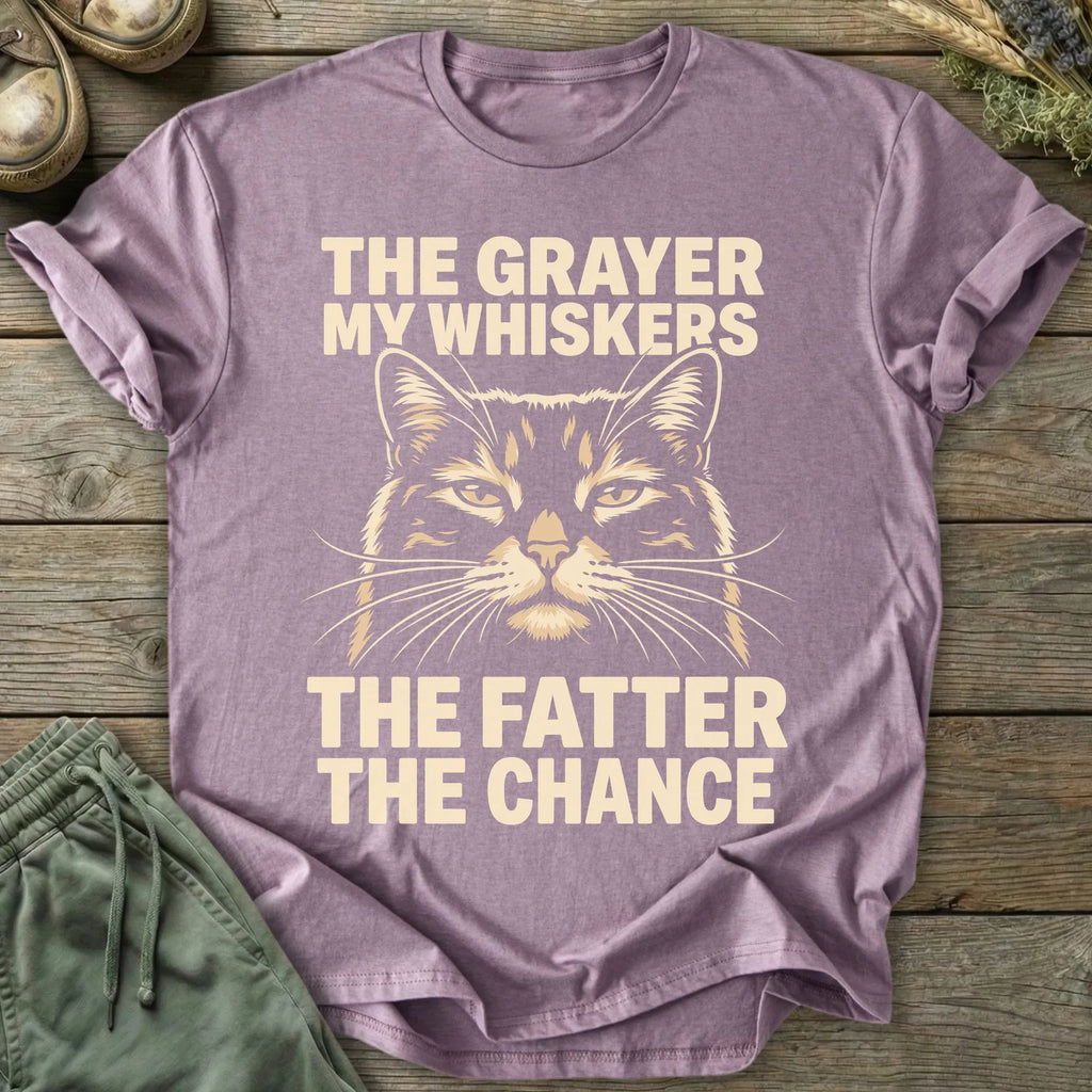 Printify T-Shirt Grayer My Whiskers T-Shirt