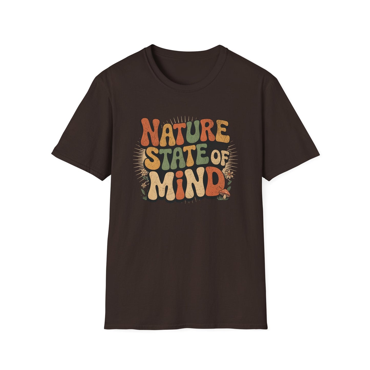 Printify T-Shirt Groovy Nature State of Mind T-Shirt