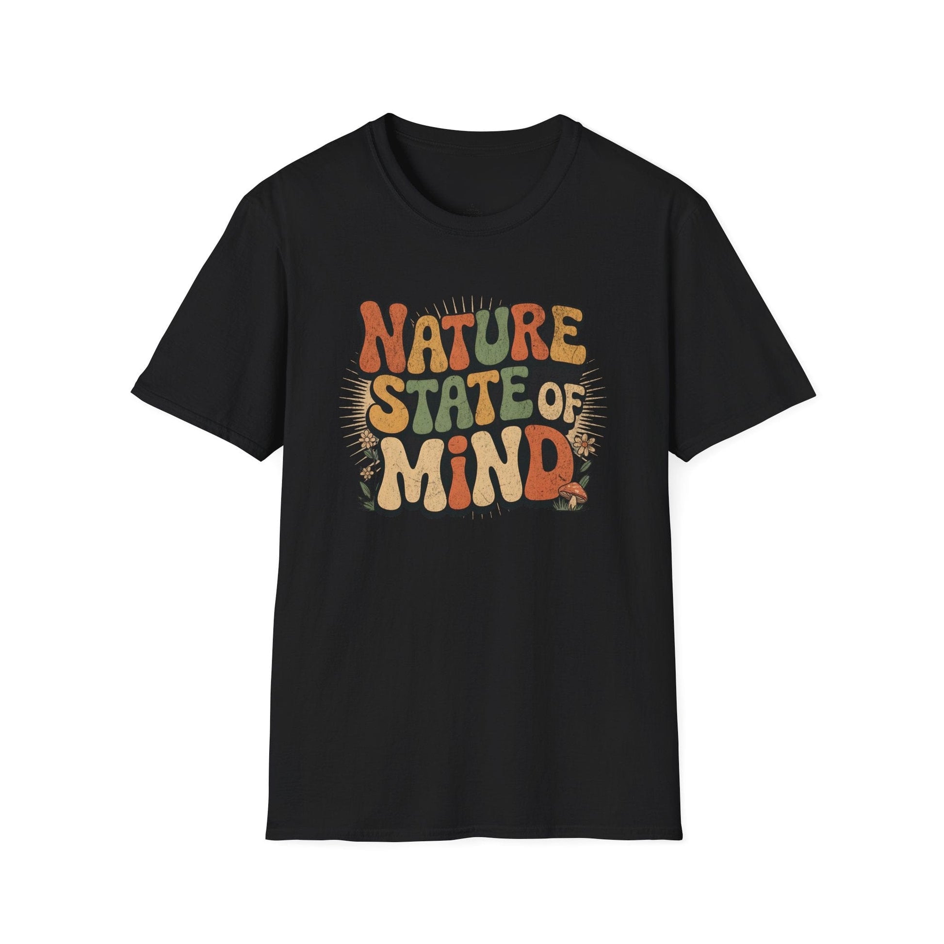 Printify T-Shirt Groovy Nature State of Mind T-Shirt