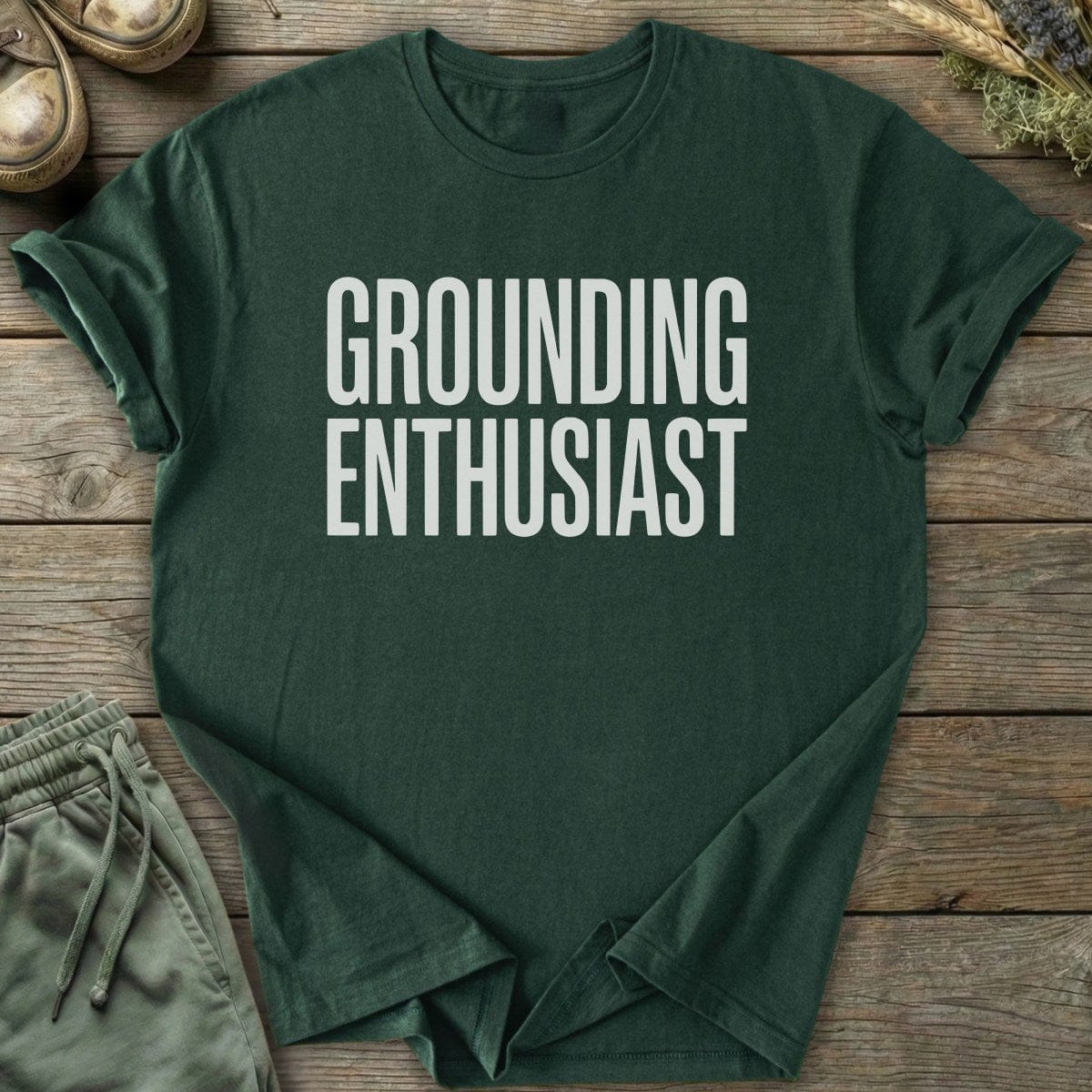 Printify T-Shirt Grounding Enthusiast T-Shirt