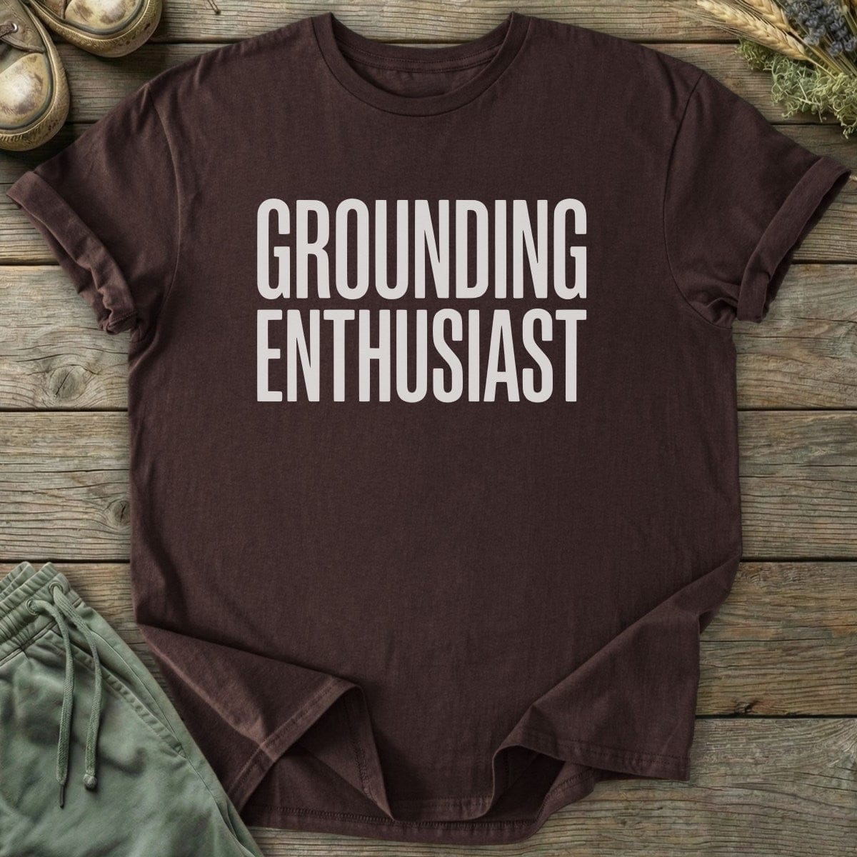 Printify T-Shirt Grounding Enthusiast T-Shirt