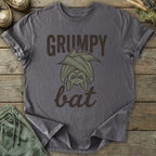Printify T-Shirt Grumpy Bat T-Shirt