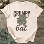 Printify T-Shirt Grumpy Bat T-Shirt