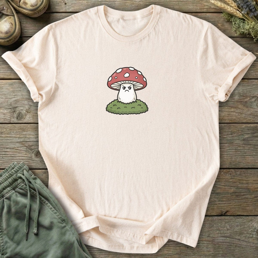 Printify T-Shirt Grumpy Mushroom T-Shirt