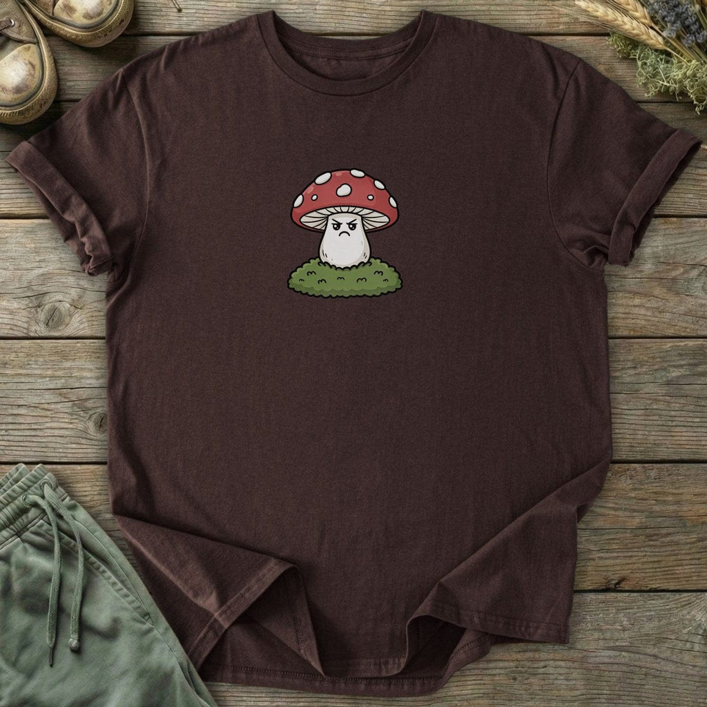 Printify T-Shirt Grumpy Mushroom T-Shirt