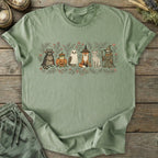 Printify T-Shirt Halloween Animal Friends T-Shirt