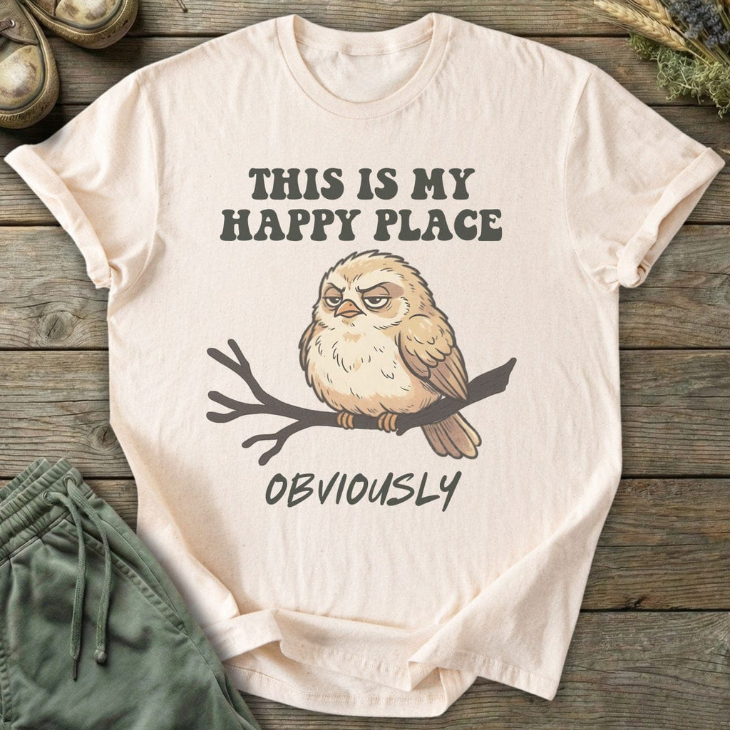 Printify T-Shirt Happy Place T-Shirt
