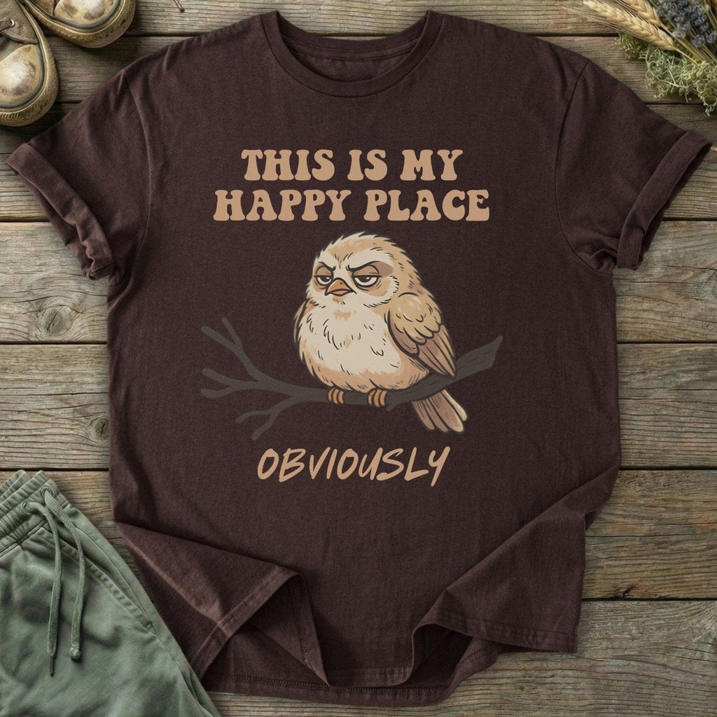 Printify T-Shirt Happy Place T-Shirt