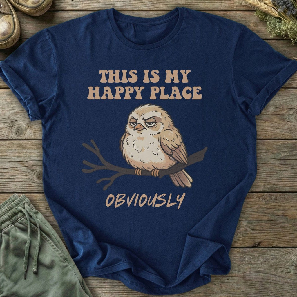 Printify T-Shirt Happy Place T-Shirt