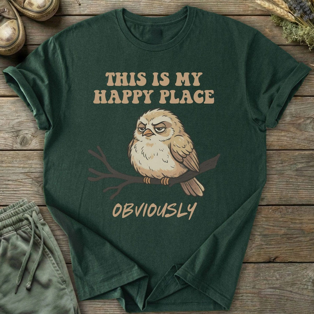 Printify T-Shirt Happy Place T-Shirt