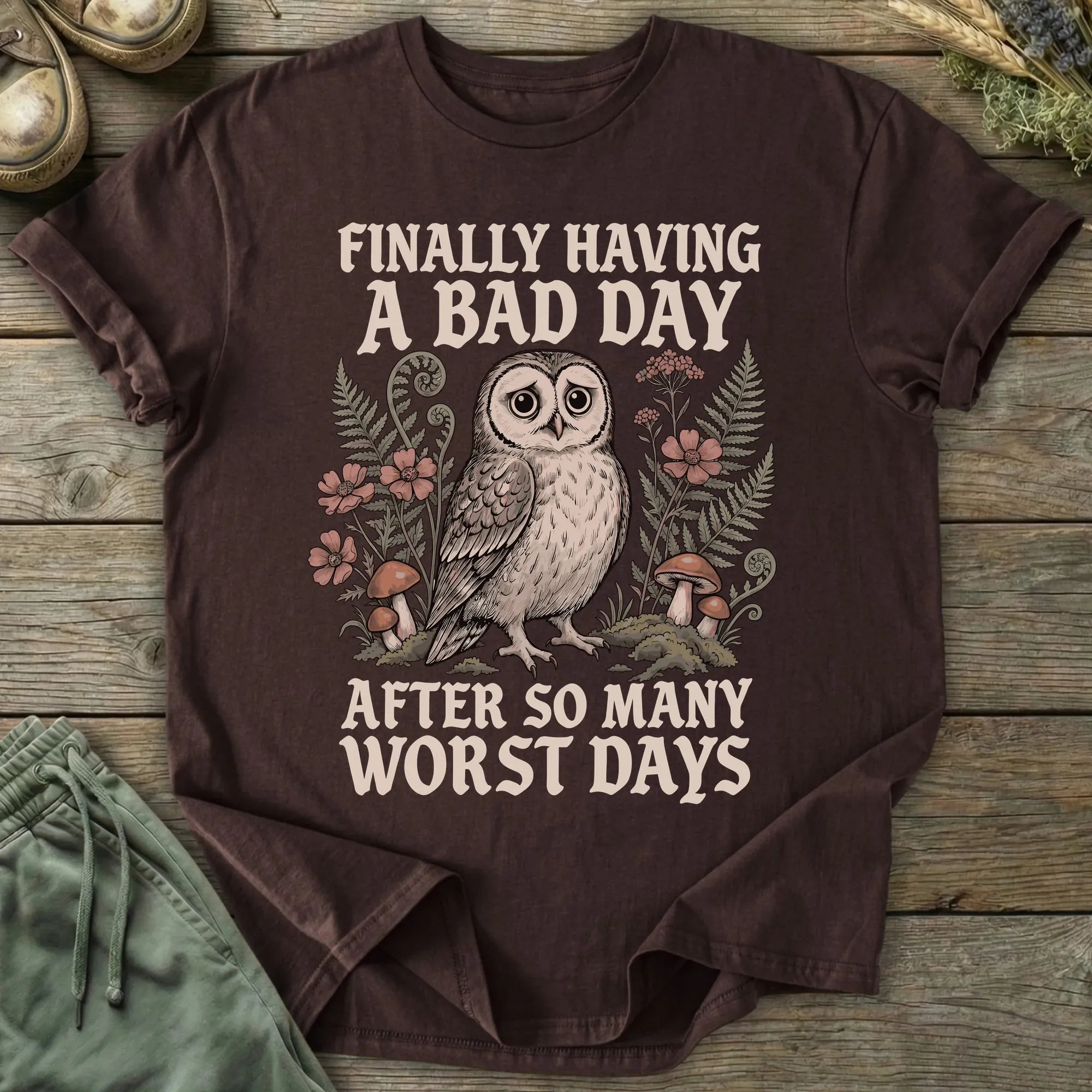 Printify T-Shirt Having A Bad Day T-Shirt