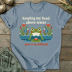 Printify T-Shirt Head Above Water T-Shirt