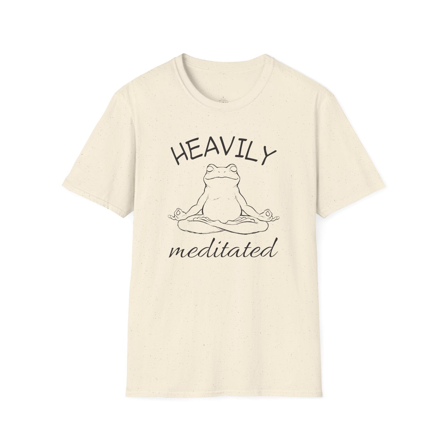 Printify T-Shirt Heavily Meditated T-Shirt