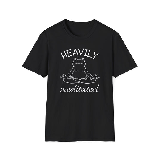 Printify T-Shirt Heavily Meditated T-Shirt