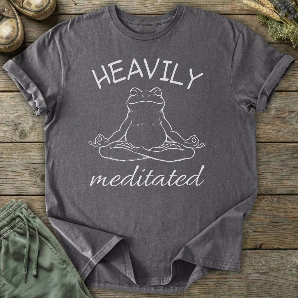 Printify T-Shirt Heavily Meditated T-Shirt