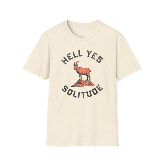 Printify T-Shirt Hell Yes Solitude T-Shirt