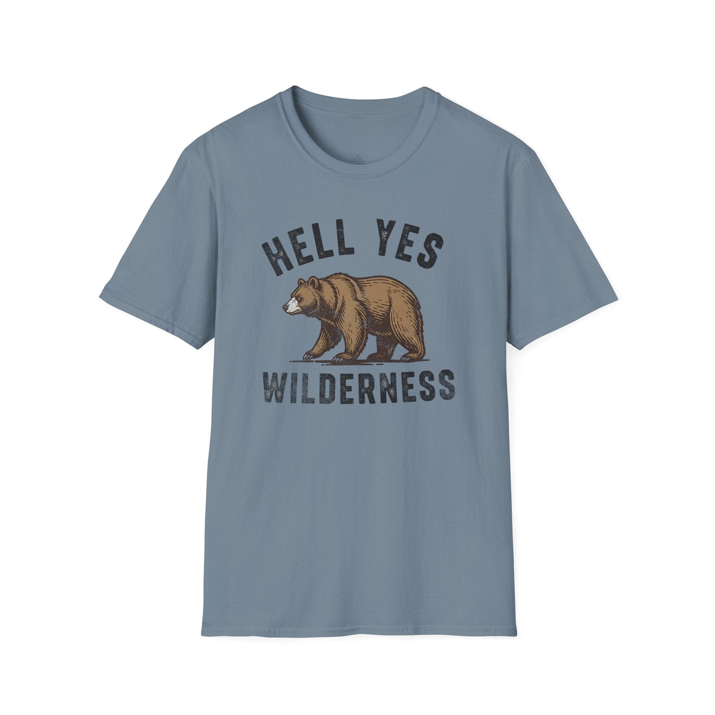 Printify T-Shirt Hell Yes Wilderness Organic T-Shirt