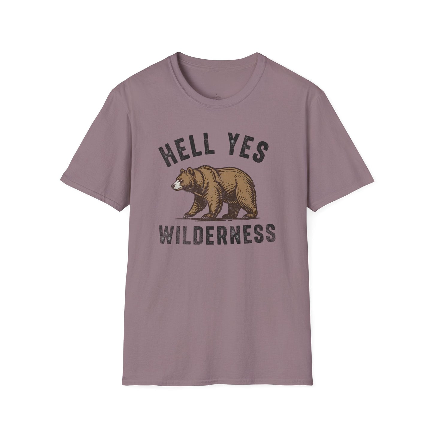 Printify T-Shirt Hell Yes Wilderness Organic T-Shirt