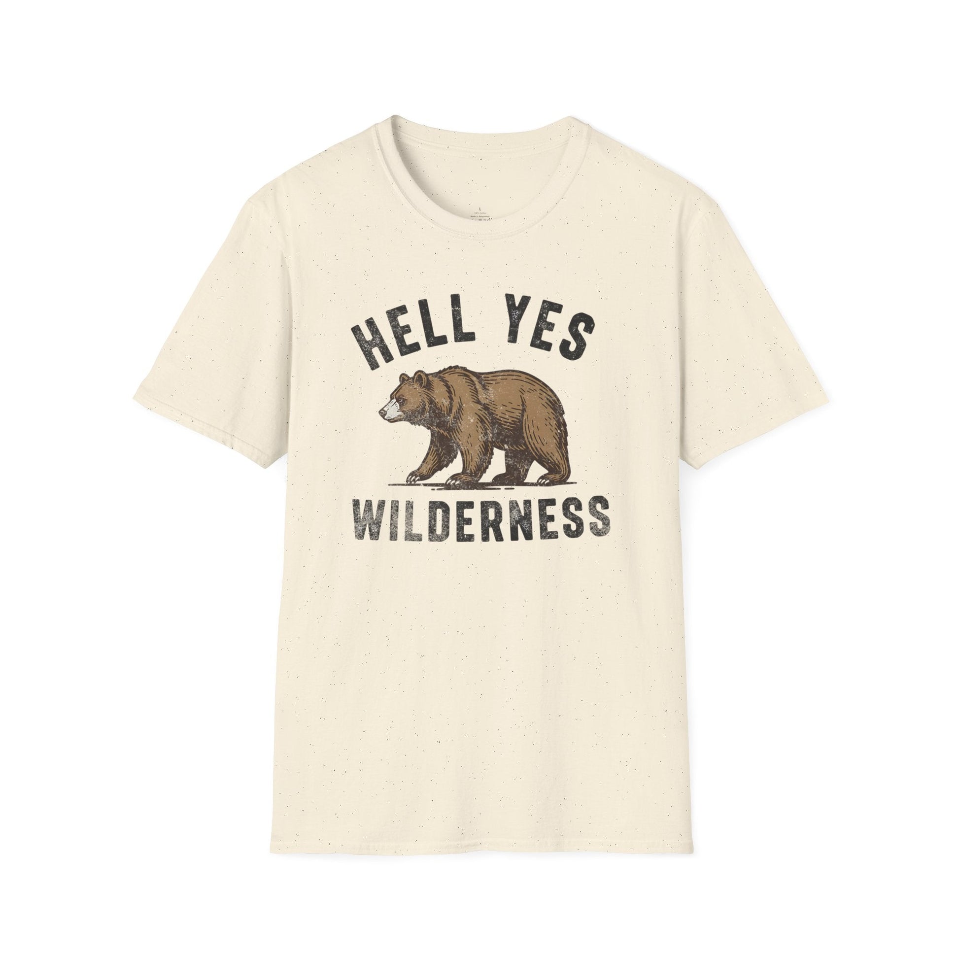 Printify T-Shirt Hell Yes Wilderness Organic T-Shirt