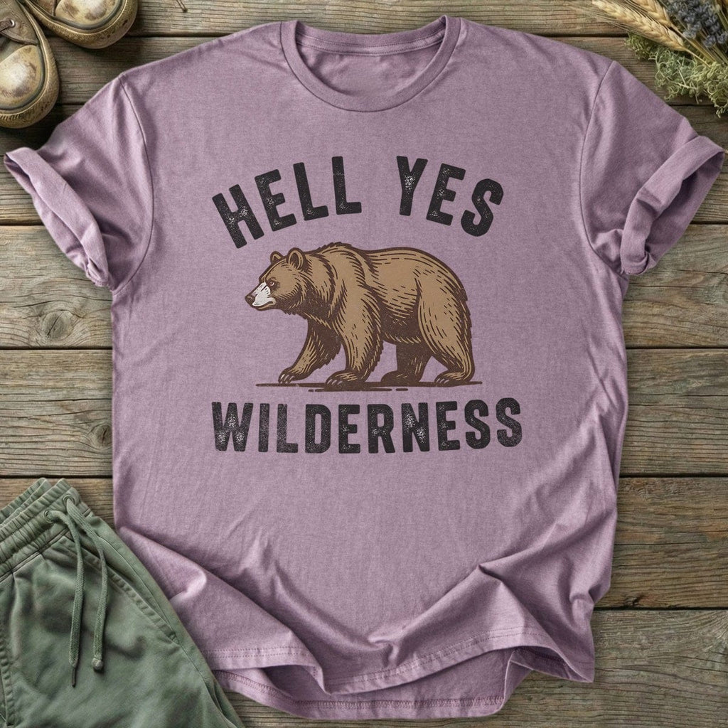 Printify T-Shirt Hell Yes Wilderness T-Shirt
