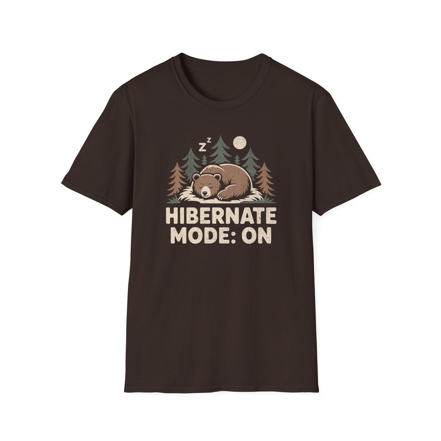 Printify T-Shirt Hibernate Bear T-Shirt