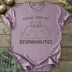 Printify T-Shirt Hiding From Responsibilities T-Shirt