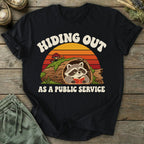 Printify T-Shirt Hiding Out T-Shirt