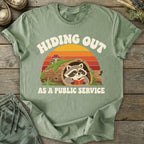 Printify T-Shirt Hiding Out T-Shirt