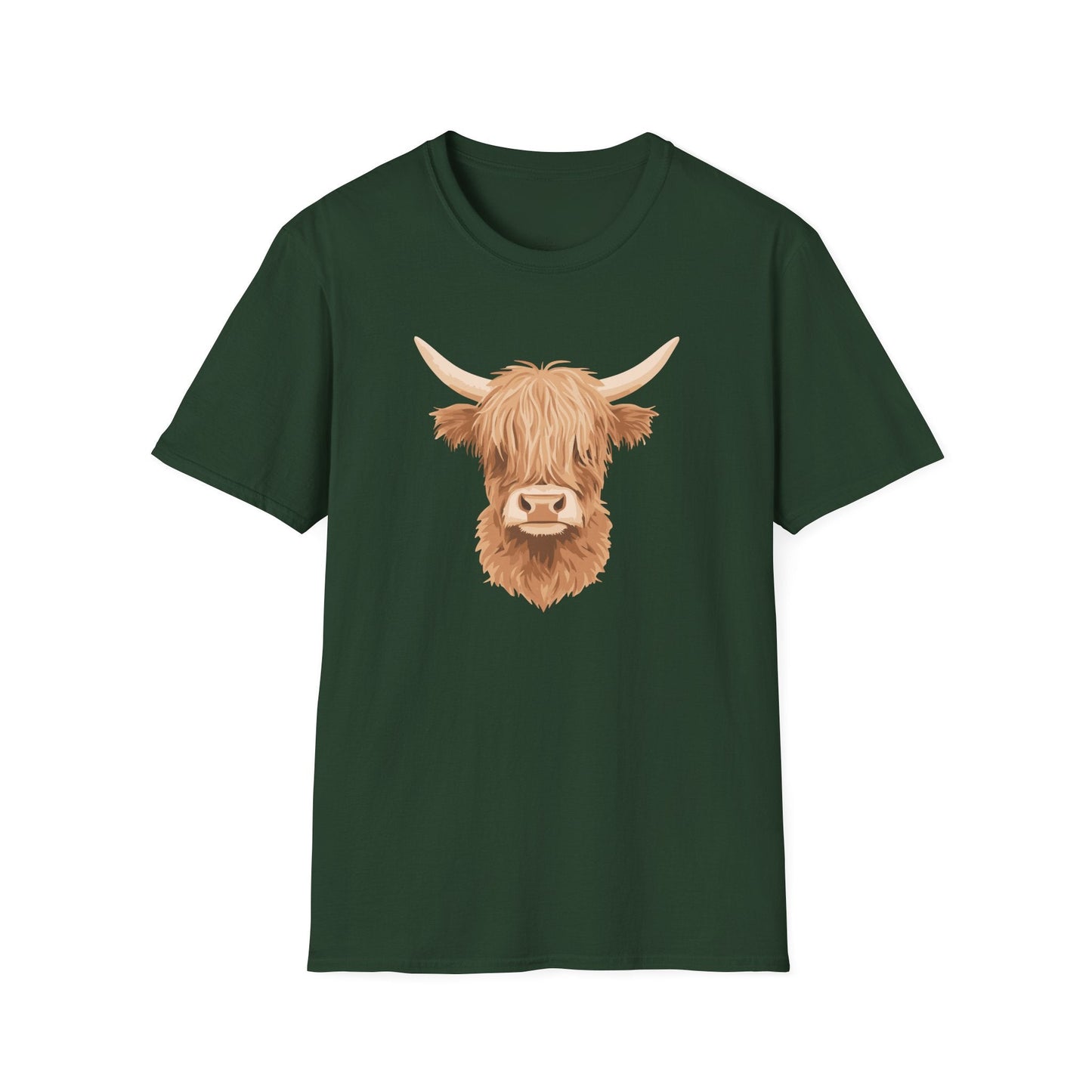 Printify T-Shirt Highland Cow T-Shirt
